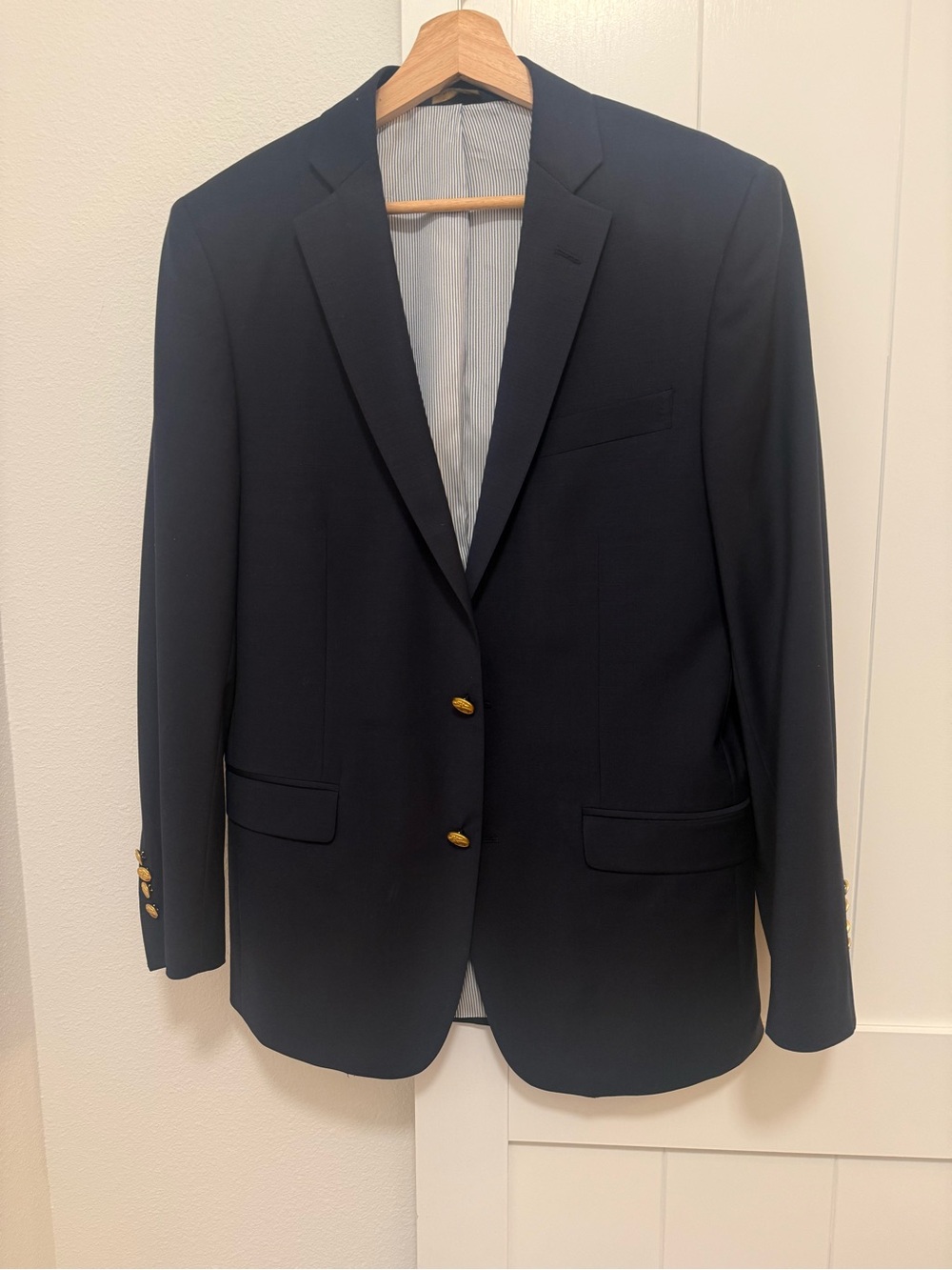 Jos. A. Bank Explorer Regent Collection Navy Blue Wool Blazer 39R NWOT Preppy